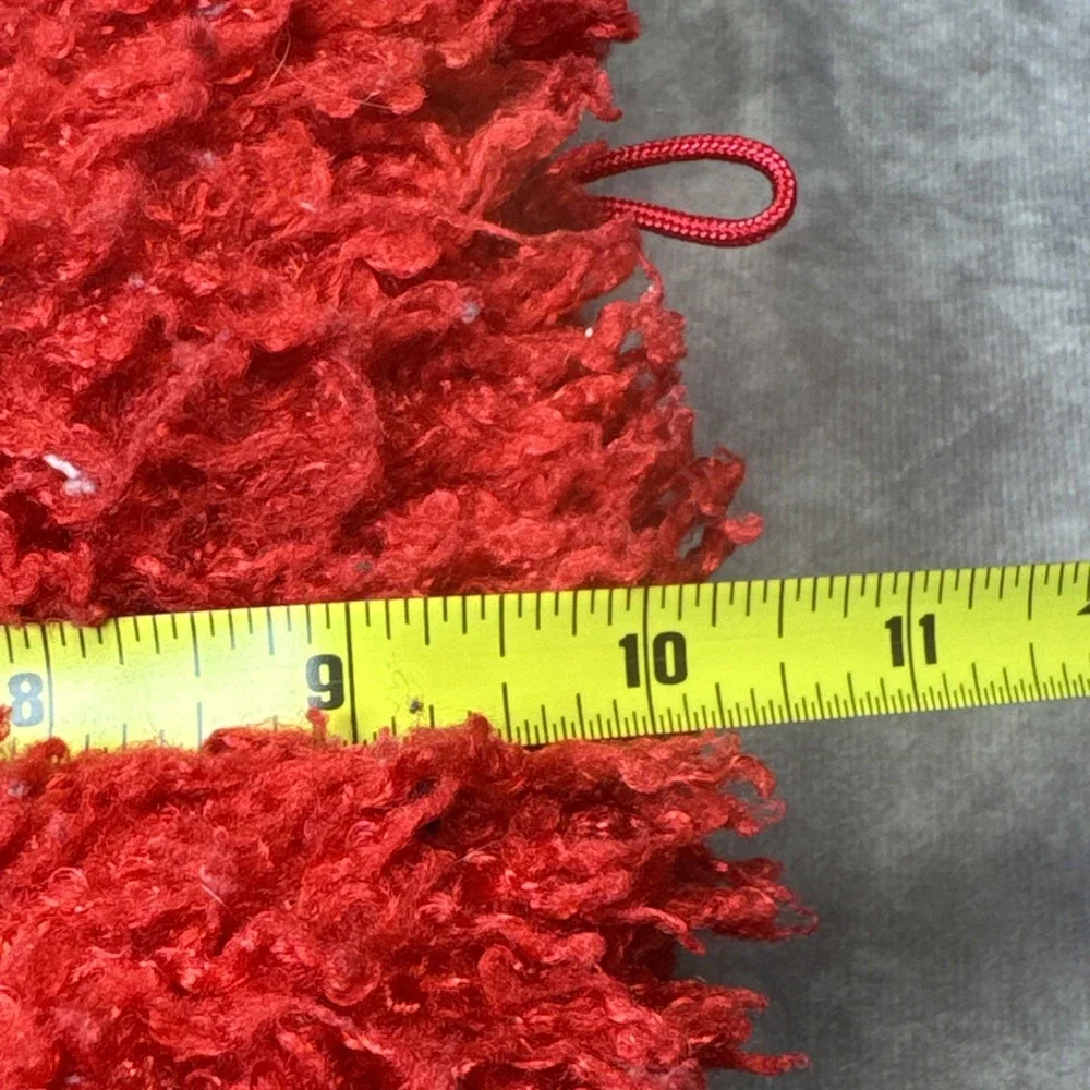 Twizzlers red shag Plush‎ pillow 18x10